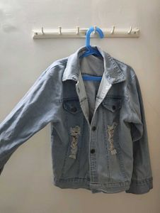 Distressed Denim Jacket