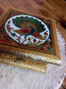 Peacock 🦚 Design Jewellery Box