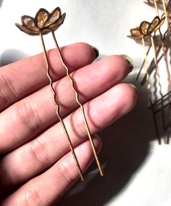 Golden Flower Juda Pins