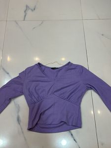 Lavender Long Sleeve Top