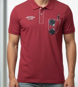 Stylish Maroon Polo T-Shirt