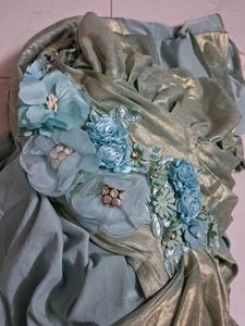 Today Offer🎉Ruffled Saree