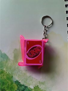 UNO Card Keychain