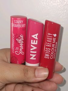 3 Branded Lip Balm Combo