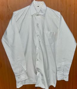 Tailored White Full Seleves Shirt