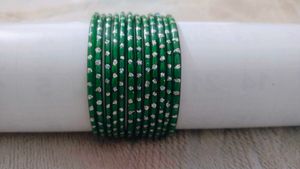 Glass Bangles Set Of 3 (RED, YELLOW, GREEN)