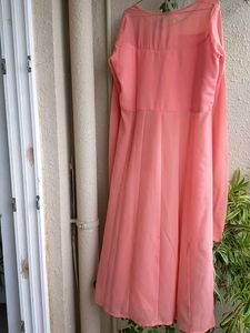 Gerua Salmon Pink Pant Kameez Suit
