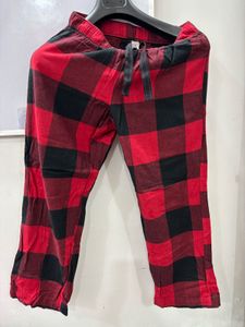 2 Warm Pajama In Check Design Small Size