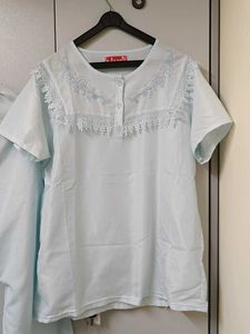 Women's Blue Pajama Set