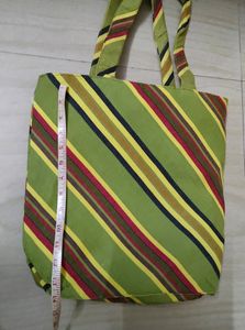 Striped Tote Bag