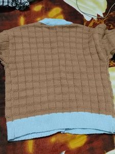 Brown Knit Cardigan