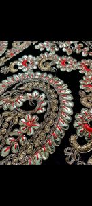 heavy gotapatti wine color lehenga