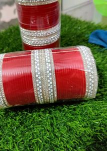 ♥️ RED Punjabi Chhuda Set For Womens
