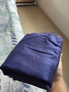 Navy Blue Purple Blouse Piece