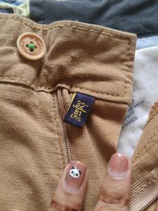 Khaki Straight Fit Pants