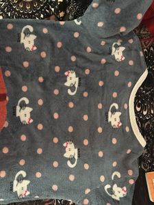 Cute Cat Print Pajama Set