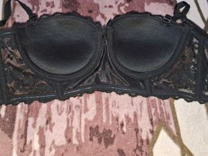 Black Lace Bra