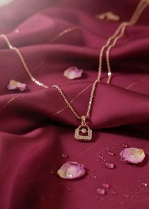 Lock Pendant Necklace for Women