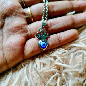Pendant Necklace &amp; Oxidised Jhumka