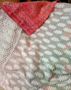Offer Women Embroidered Cotton Blend Kurtha