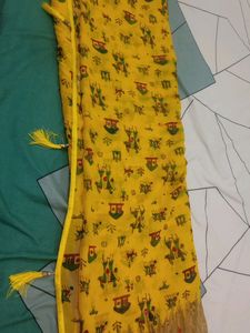 Beautiful Yellow Saree