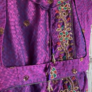 3D Saree With padded Blouse