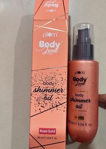 Plum Body Shimmer Oil - Rose Gold