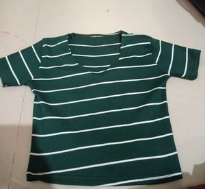 Striped Green T-Shirt