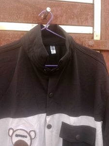 Cute Bear Patch Jacket