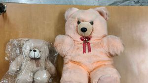 Stuff Toy – Pink Teddy Bear (New / Gently Used) fo