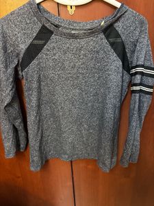 Heathered Long Sleeve Top