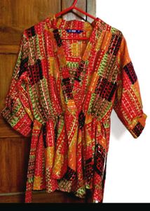 Colorful Kimono Style Top