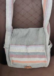 Striped Shoulder Bag