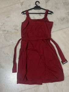 Mehroon Red Dress