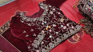 Red Embroidered Lehenga Choli