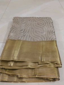 Excellent Nita Ambani Handmade Kanchi  Gold Saree