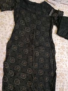 Xl kurti plazo set with duptta