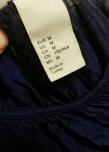 H &amp; M Brand Navy Blue Long Sleeve Top