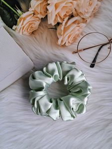 Satin Pastel Scrunchie