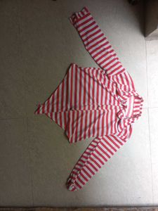 Combo Of Crop Shirt + Top
