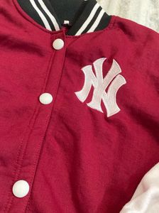 Varsity Jacket Red Size:M
