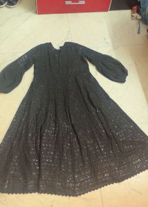 Elegant Black Ethnic Gown