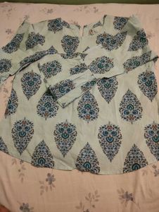 Boho Print Bell Sleeve Top