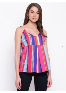 🆕 “Myra” Multi Stripped Top