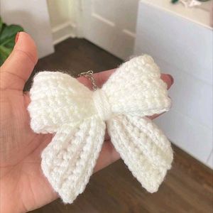 Crochet Bow Keychain