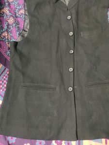 Black Nehru Jacket For Mens (44&#39; -)