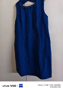 Blue Sleeveless Dress