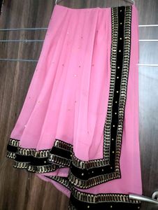 Pink Saree