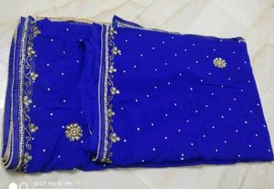 Party Wear Saree, New, Not Used
