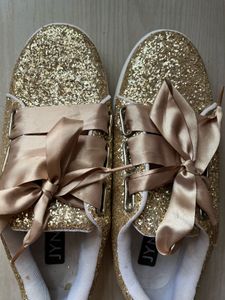 Gold Sneakers